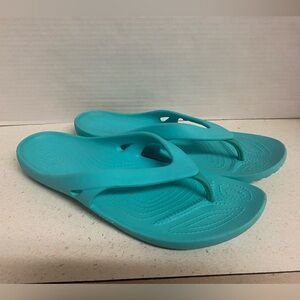 CROCS Aqua Iconic Comfort Flip Flop Sandals Size 11